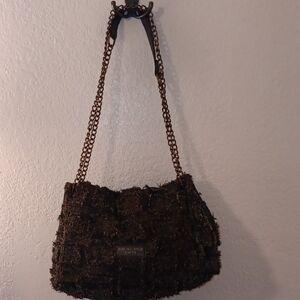 Chic Tweed Shoulder Bag / Crossbody  Chain Strap